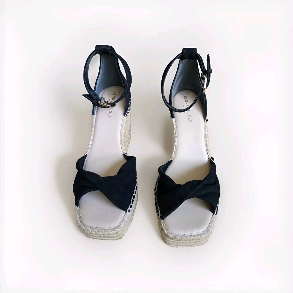 Kenneth Cole New York Womens SOL Ankle Strap Casual Wedge Heels Size 8 BHFO 8088 - Picture 3 of 8